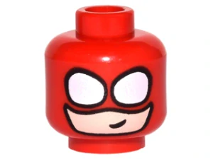 LEGO 3626pb1543 - Obličej červený SH