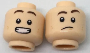 LEGO 3626pb1789 - Obličej oboustranný SH