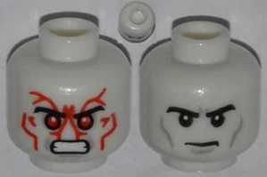 LEGO 3626pb0908 - Obličej SH fosforový