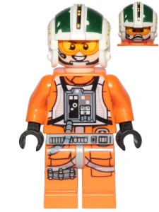 LEGO sw1081 Wedge Antilles - Printed Legs, Three Bullets