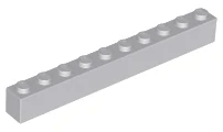 LEGO 6111 - Bluish Gray Brick 1 x 10