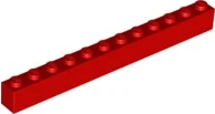 LEGO 6112 - Red Brick 1 x 12