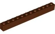 LEGO 6112 - Reddish Brown Brick 1 x 12