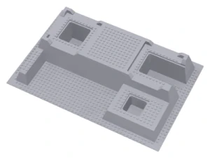 LEGO 51542 Baseplate, Raised 32 x 48 x 6 with Level Front