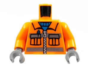 LEGO 973pb0263c02 - Tělo oranžové montérky
