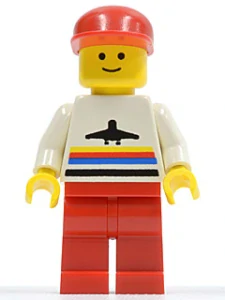 LEGO air004 Airport - Classic, Red Legs, Red Cap