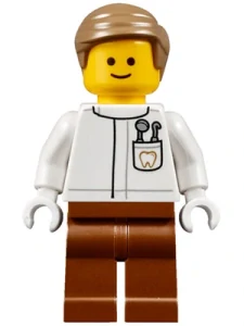 LEGO twn272 Dentist, ZUBAŘ