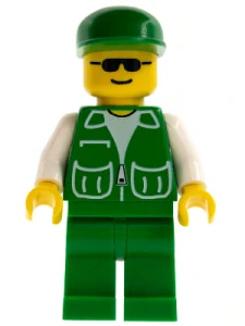 LEGO pck020 Jacket Green with 2 Large Pockets