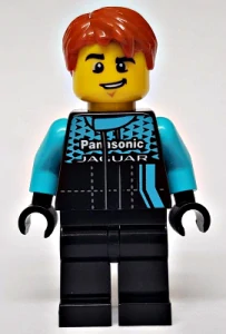 LEGO sc079 Formula E Panasonic Jaguar Racing GEN2 Driver