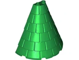 LEGO 1746 - Green Tower Roof 4 x 8 x 6