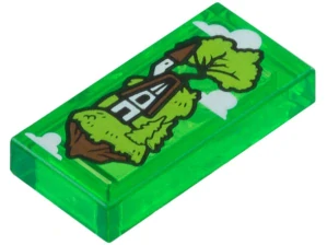 LEGO 3069pb1280 - Potisk, Tile 1 x 2