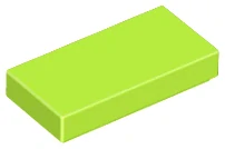 LEGO 3069 - Lime Tile 1 x 2