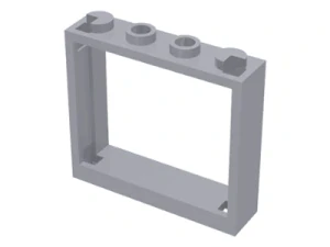 LEGO 60594 - Light Bluish Gray Window 1 x 4 x 3