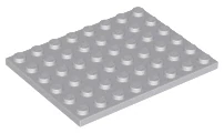 LEGO 3036 - Light Bluish Gray Plate 6 x 8