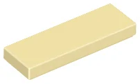 LEGO 63864 - Béžová Tile 1 x 3