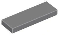 LEGO 63864 - Tmavě šedá Tile 1 x 3