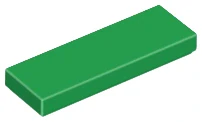 LEGO 63864 - Zelená Tile 1 x 3