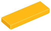 LEGO 63864 - Světle oranžová Tile 1 x 3