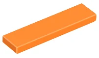 LEGO 2431 - Oranžová Tile 1 x 4