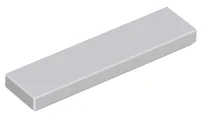 LEGO 2431 - Světle Šedá Tile 1 x 4
