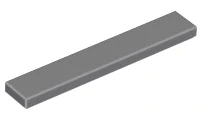 LEGO 6636 Tmavě šedá Tile 1 x 6