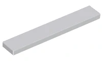 LEGO 6636 Světle šedá Tile 1 x 6