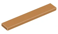 LEGO 6636 Medium nougat Tile 1 x 6