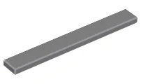 LEGO 4162 Tmavě šedá Tile 1 x 8
