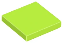 LEGO 3068 Lime Tile 2 x 2
