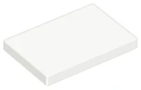 LEGO 26603 - White Tile 2 x 3