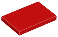 LEGO 26603 - Červená Tile 2 x 3