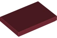 LEGO 26603 - Tmavě Červená Tile 2 x 3