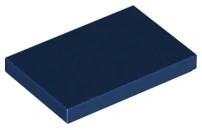 LEGO 26603 - Tmavě modrá Tile 2 x 3
