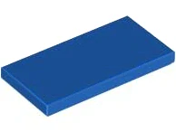 LEGO 87079 - Modrá Tile 2 x 4