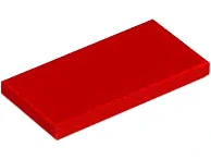 LEGO 87079 - Červená Tile 2 x 4