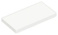 LEGO 87079 - Bílá Tile 2 x 4