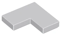 LEGO 14719 - Sv. šedá Tile 2 x 2 Corner