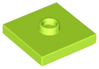 LEGO 87580 - Lime Plate, Modified 2 x 2