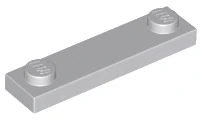 LEGO 92593 - Světle šedá 4 x 1, 2 NOPÍKY