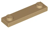 LEGO 92593 - Tmavě béžová 4 x 1, 2 NOPÍKY