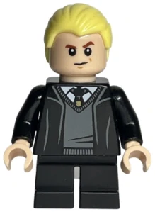 LEGO hp321 Draco Malfoy - Hogwarts Robe, Black Tie