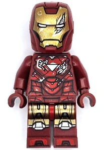 LEGO sh0923 Iron Man - Mark 6 Armor, battle damage