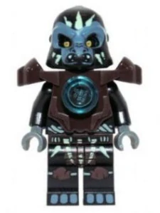 LEGO loc035 Gorzan - Dark Brown Heavy Armor