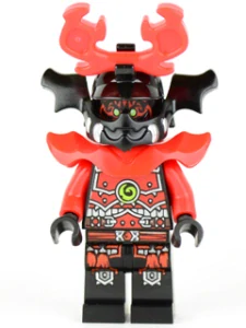 LEGO njo0075 Stone Army Warrior - Red Face