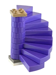 LEGO točité schody fialové