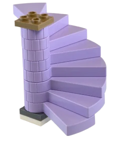 LEGO točité schody světle fialové