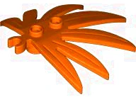 LEGO 10884 - List palmy tmavě oranžový