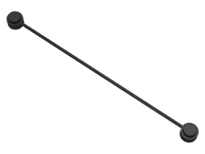 LEGO x127c10pb01 - Black String with End Studs (10L Overall)