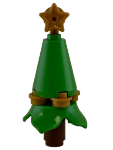LEGO vánoční stromeček zlatý