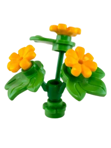 LEGO žlutá kytka